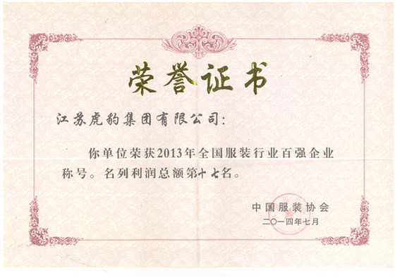 十、13年百强企业利润总额17名